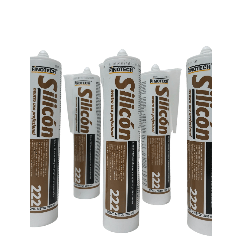 222 Silicone Neutro 280ml Transparente