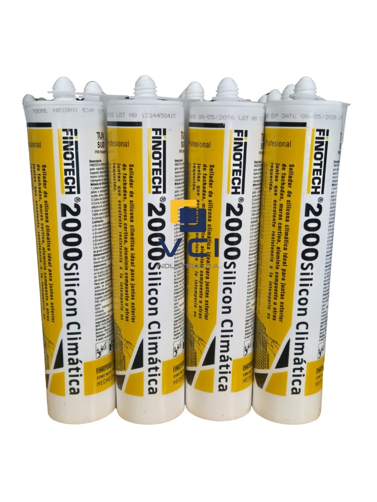 2000 Silicone Interperie 280 ml Negro
